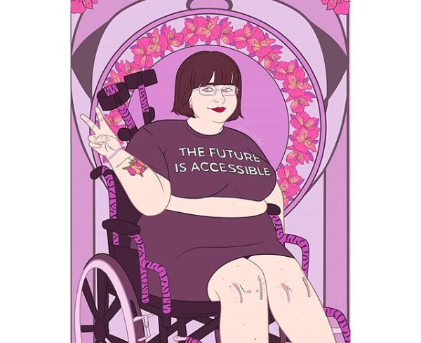 ilustración discapacidad the future is accessible