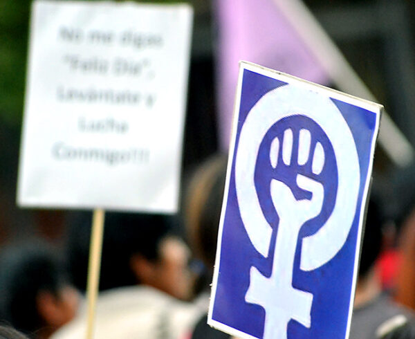 marcha feminista violencia hacia contra mujeres